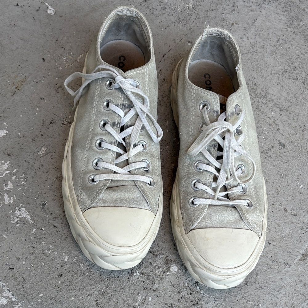 Converse Chuck Taylor, runway cable platform sneakers